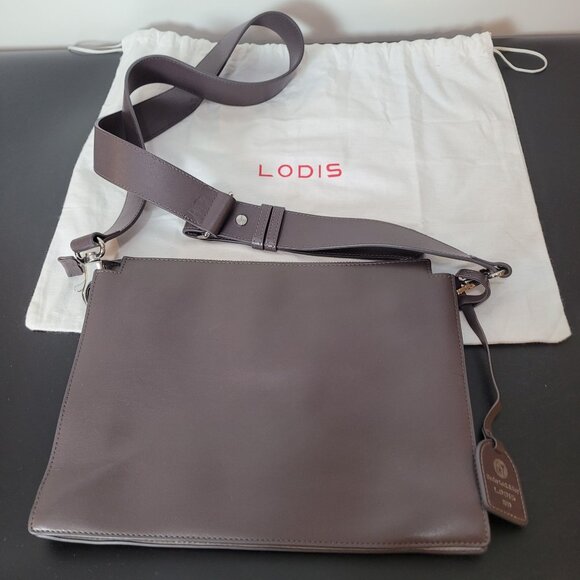 Lodis Downtown Dalia LAcXb CMT Italian Leather RFID Crossbody Bag - Picture 7 of 13